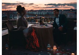 Романтический ужин на крыше 